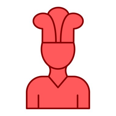 Şef Avatar karakter vektör çizimi tasarımı