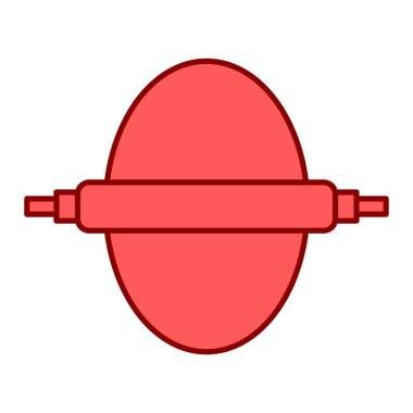 Yumurta, web simgesi basit illüstrasyon