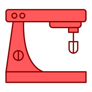 Modern karıştırıcı simgesinin vektör illüstrasyonu