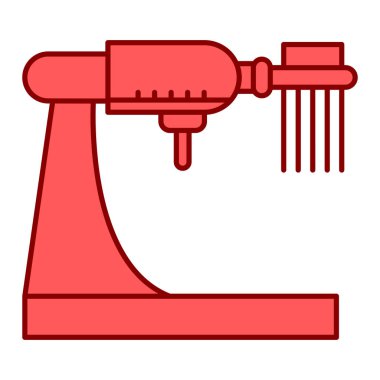 Karıştırıcı simgesinin vektör illüstrasyonu