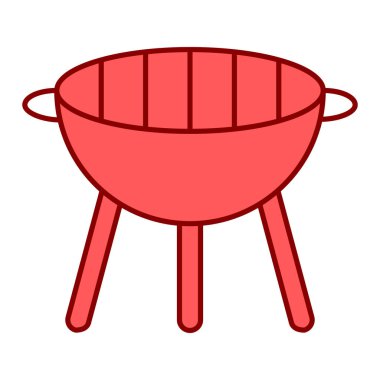 Izgara ikonu. vektör illüstrasyonu