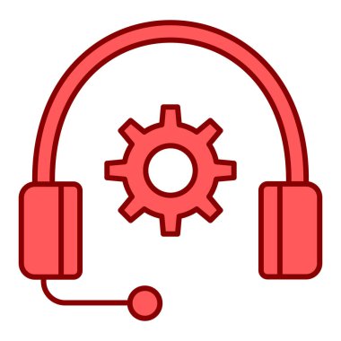 Çağrı merkezi ikon vektör illüstrasyonu