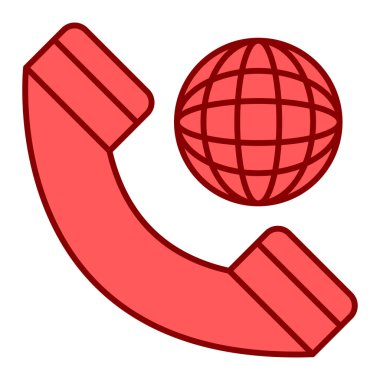 Çağrı merkezi ikon vektör illüstrasyonu