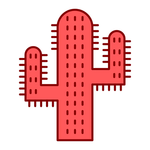Icono Cactus Ilustración Simple Los Iconos Vectores Plantas Para Web — Vector de stock