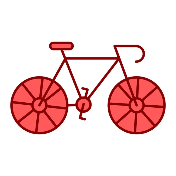 Bicicleta Ícone Vetor Ilustração — Vetor de Stock