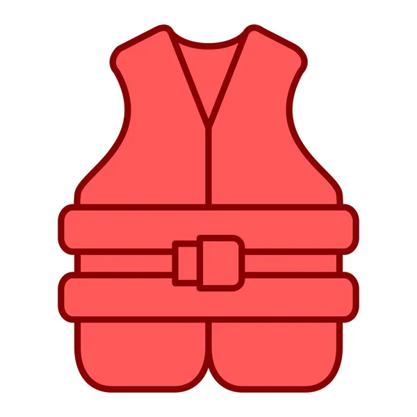 Значок Спасательного Жилета Контурная Иллюстрация Векторных Значков Шлема Пожарного Сети — стоковый вектор