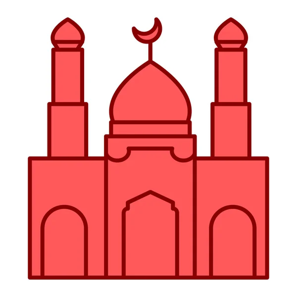 Illustration Vectorielle Icône Mosquée — Image vectorielle