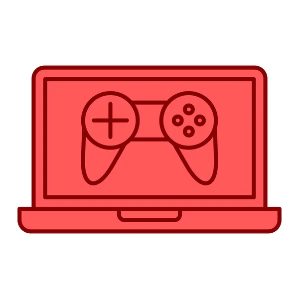 Videospielkonsole Symbol Vektor Illustration Grafik Design — Stockvektor
