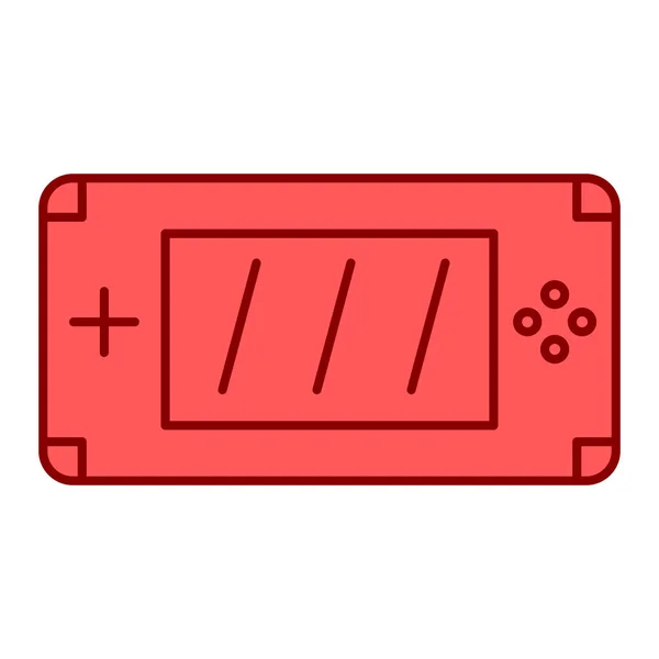 Значок Ігрової Консолі Начерк Ілюстрації Відеоконтролера Векторні Піктограми Інтернету — стоковий вектор