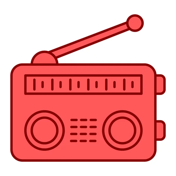 Значок Радио Веб Дизайн — стоковый вектор
