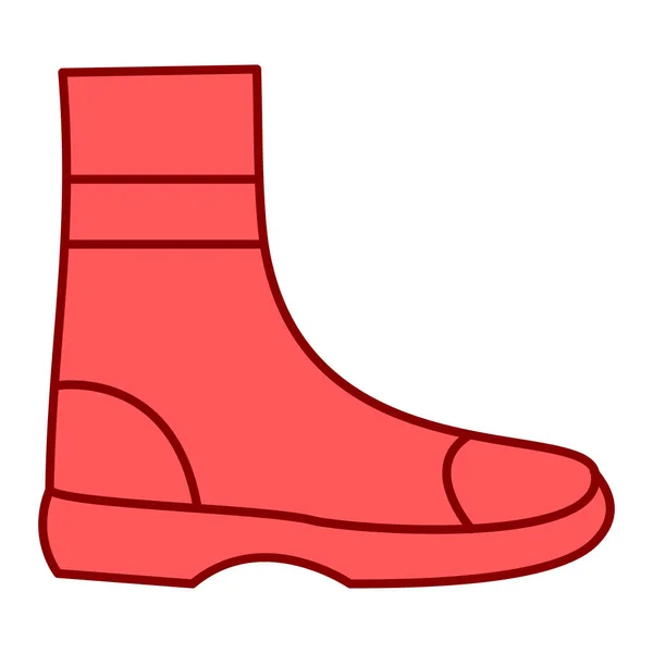 Boots Icon Flat Illustration Boot Vector Icons Web — стоковый вектор