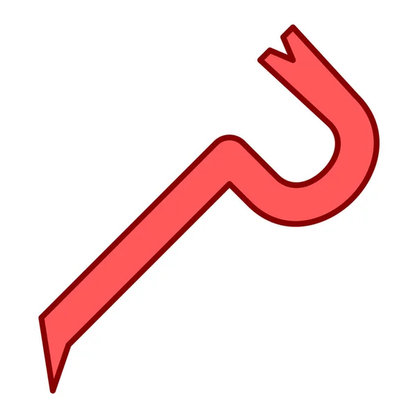 Vektor Roter Pfeil Symbol — Stockvektor