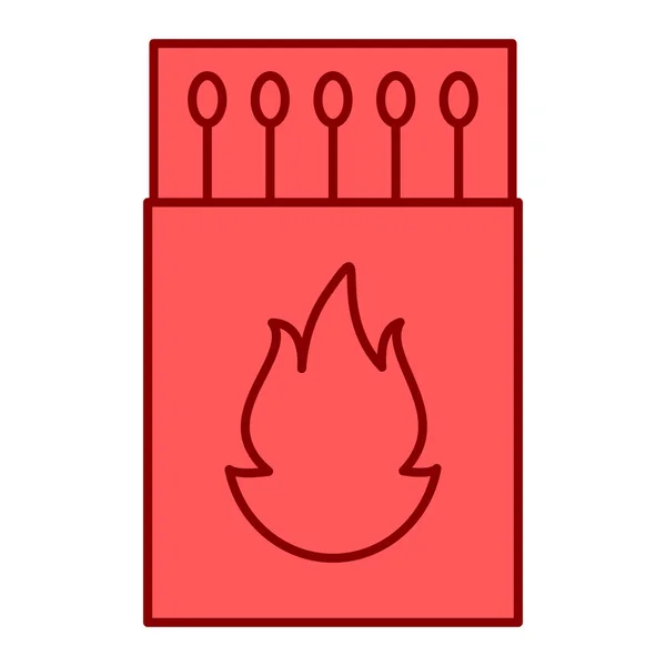 Icône Flamme Feu Illustration Contour Des Icônes Vecteur Feu Brûlant — Image vectorielle