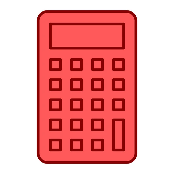 Calculator Icon Flat Design Style Vector Illustration — Stock Vector