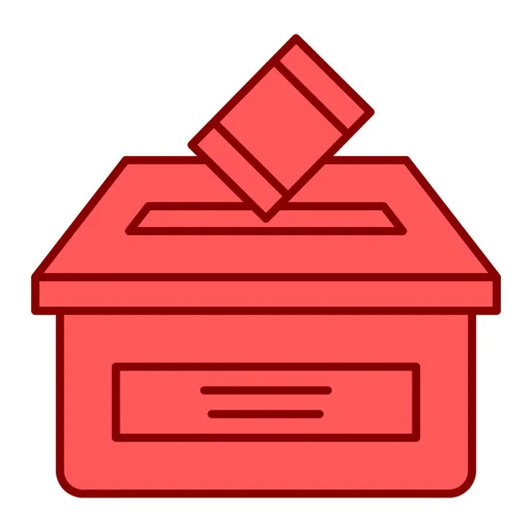 封筒と赤いリボンベクトルのイラストデザインの箱 — ストックベクタ