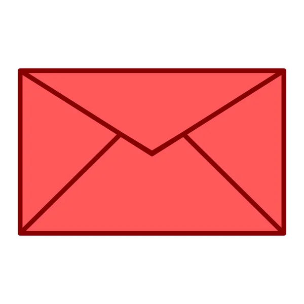 Enveloppe Mail Icône Vectoriel Illustration Conception Graphique — Image vectorielle