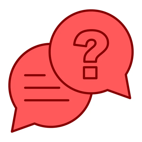 Question Mark Icon Vector Illustration — Stock Vector