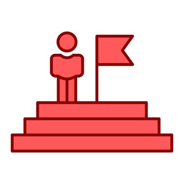 iş web simgesi. Vektör illüstrasyonu