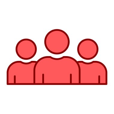 insanlar simge vektör illüstrasyonu