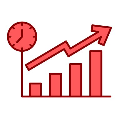 iş grafiği vektör illüstrasyonu