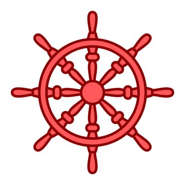 Geminin direksiyon simgesi. vektör illüstrasyonu