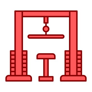 Bina vinç simgesi. Vektör çizim