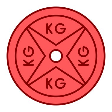 spor malzemeleri, web simgesi basit illüstrasyon