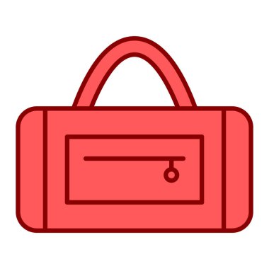 çanta simgesi vektör illüstrasyonu
