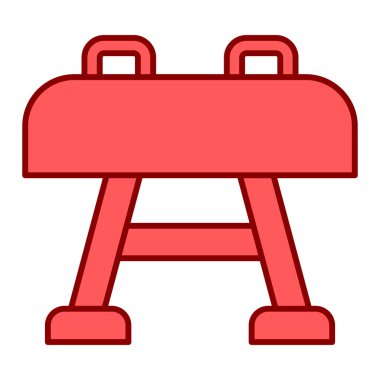 spor malzemeleri, web simgesi basit illüstrasyon