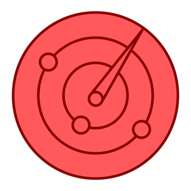 uzay konsepti, web simgesi basit illüstrasyon