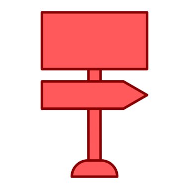 yol işareti vektör çizimi