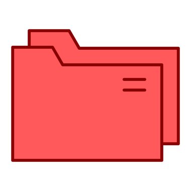 Dosya. Web simgesi basit illüstrasyon