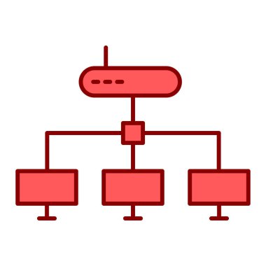 ağ paylaşım simgesi çizimi