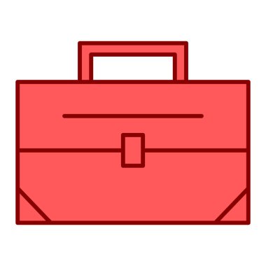 evrak çantası ikonu vektör illüstrasyonu