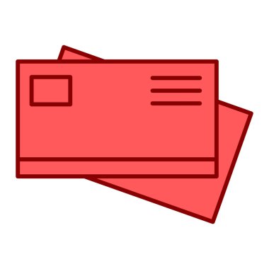 zarf simgesi vektör illüstrasyonu 