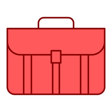 evrak çantası ikonu vektör illüstrasyonu