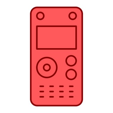 cep telefonu aygıtı simgesi. Uzaktan kumandalı akıllı telefon vektör resimleme çizelgesi. beyaz arkaplanda izole.