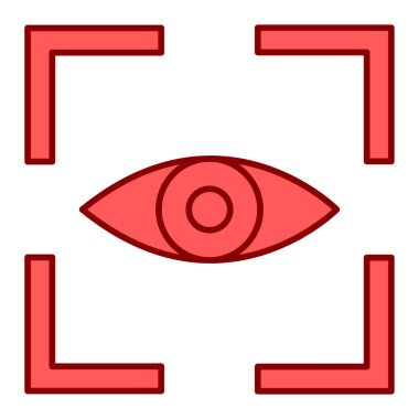 göz vektör simgesi modern basit illüstrasyon