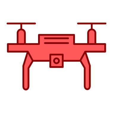 İHA simgesi vektör illüstrasyonu