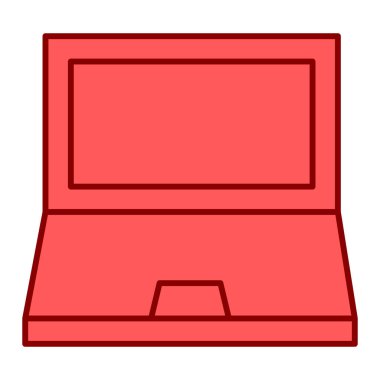 alışveriş çantası vektör çizimine sahip dizüstü bilgisayar