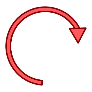 ok simgesi vektör illüstrasyonu