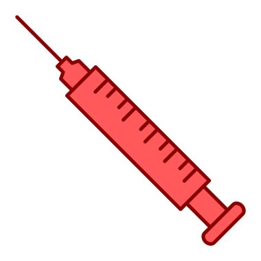 Şırınga ikonu vektör çizimi