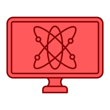 Virüs simgesinin vektör illüstrasyonu