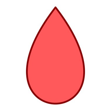 kan damlası ikonu vektör illüstrasyon grafik tasarımı