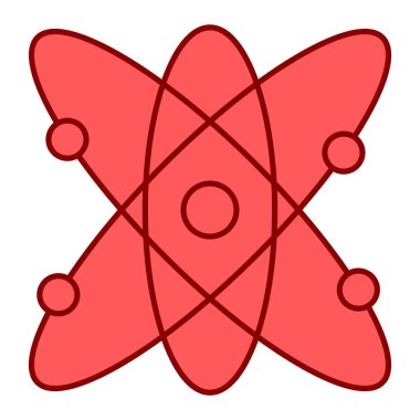 atom. Web simgesi basit tasarım