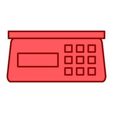 Mutfak havlusu ikonu. Buzdolabı vektörünün ana hatları ve biçim tasarımı.