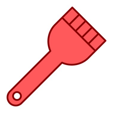 boya fırçası ikonu. vektör illüstrasyonu
