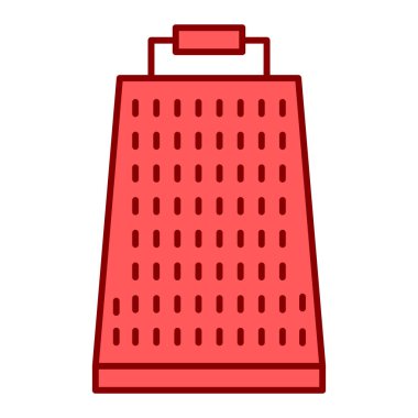 Grater ikonu. Web tasarımı için basit mutfak gereçleri vektör simgeleri çizimi