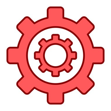 dişli simgesi vektör illüstrasyonu