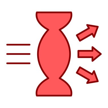 iş düz vektör simgesi